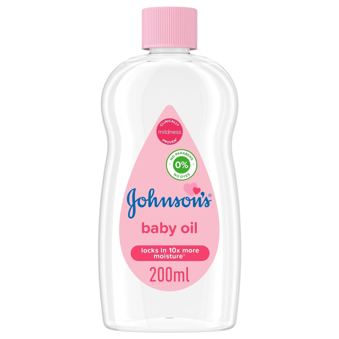 Johnson's Baby Oil 200ml – Gentle Moisturising Oil for Baby's Soft & Smooth Skin