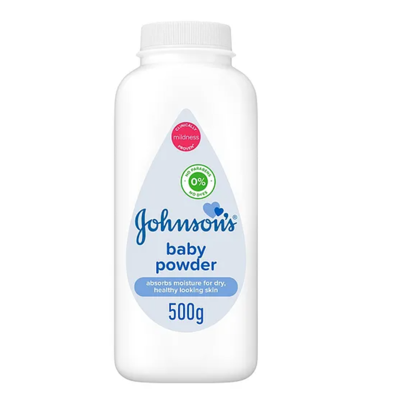 Johnson's Hypoallergenic Baby Powder 500g – Gentle Talc-Free Powder for Baby's Skin