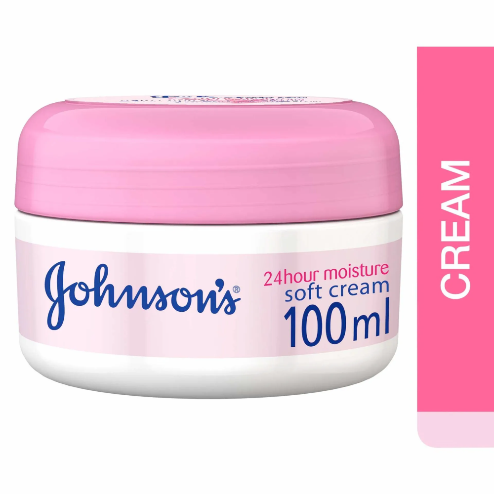 Johnson's Soft Cream 100g – Gentle Moisturising Cream for Baby & Family