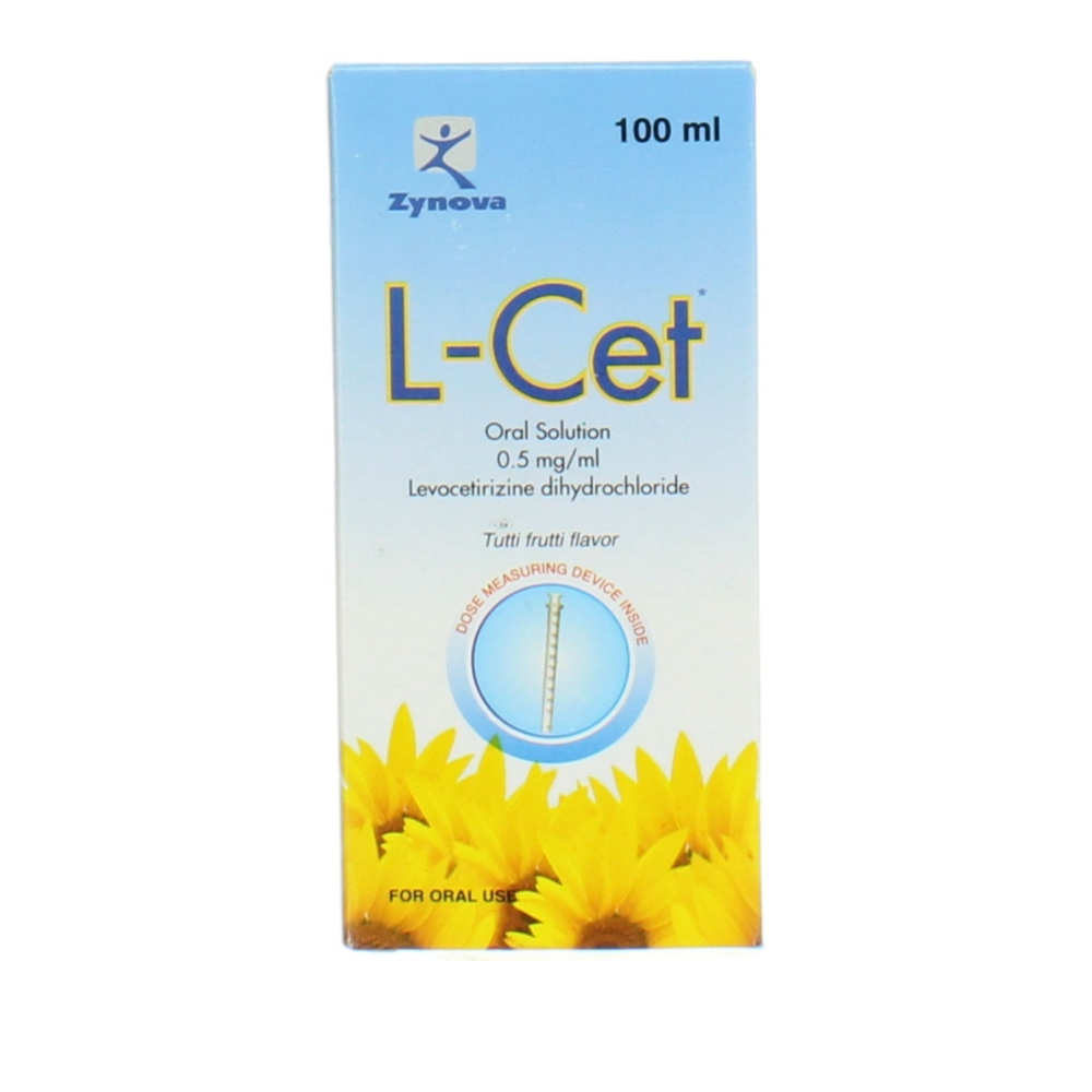 L-Cet Oral Solution Syrup, 100Ml