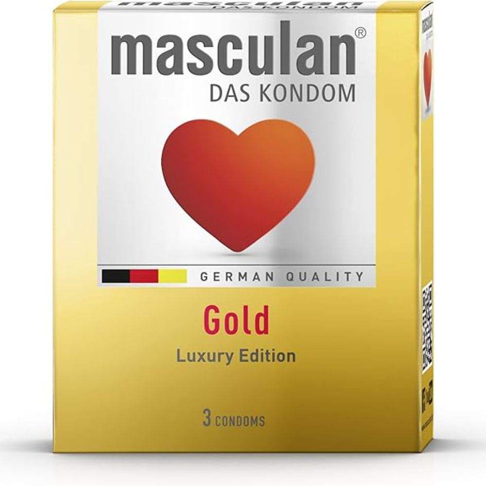 Masculan Gold Premium Condoms – 3 Pack