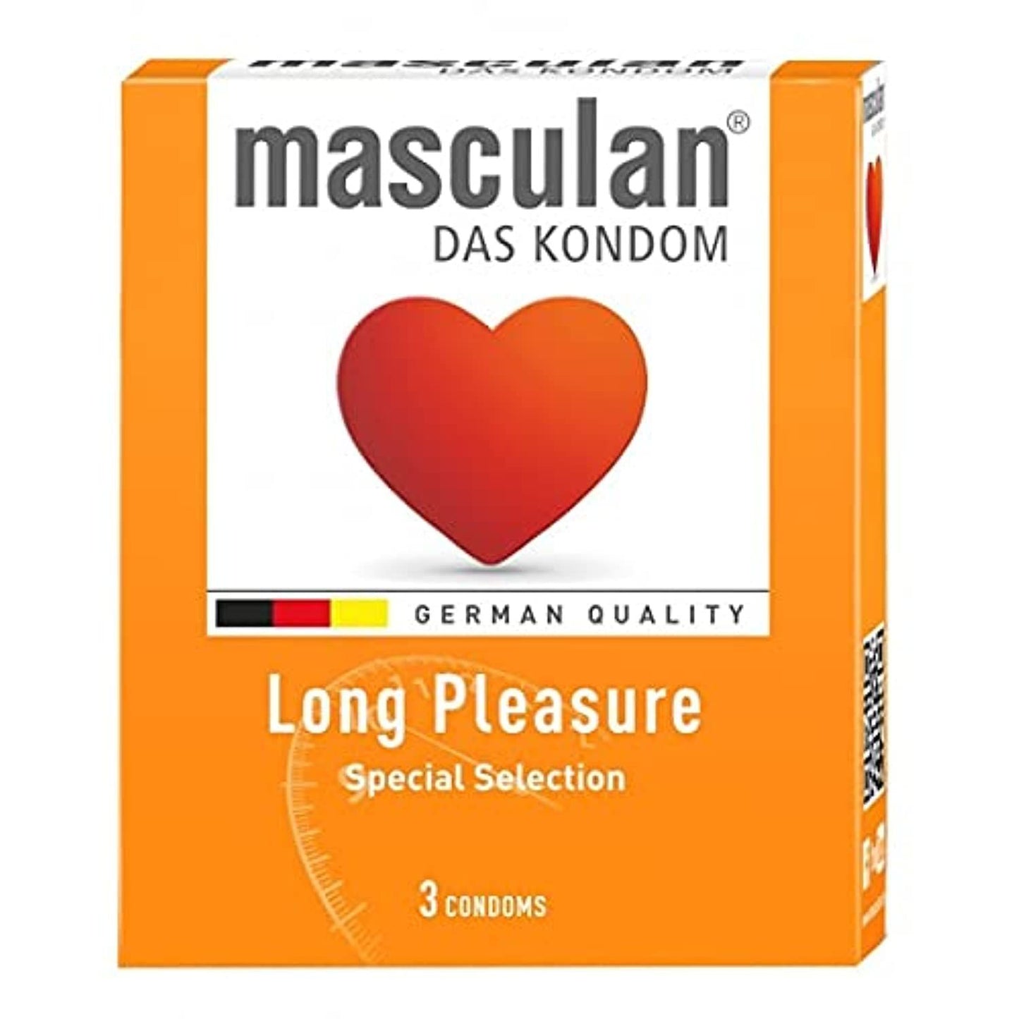 Masculan Long Pleasure Delay Condoms – 3 Pack