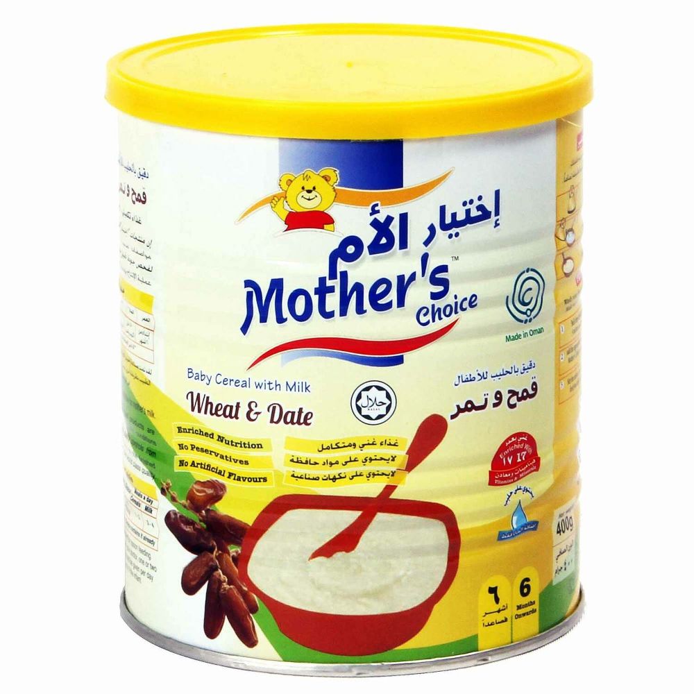 Mother's Choice Wheat Plus Dates 400 Gm