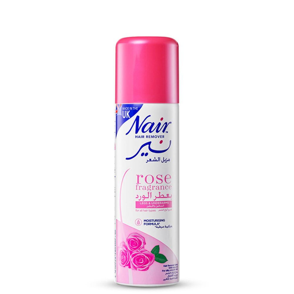 Nair Hair Removal Spray Rose 200 Ml