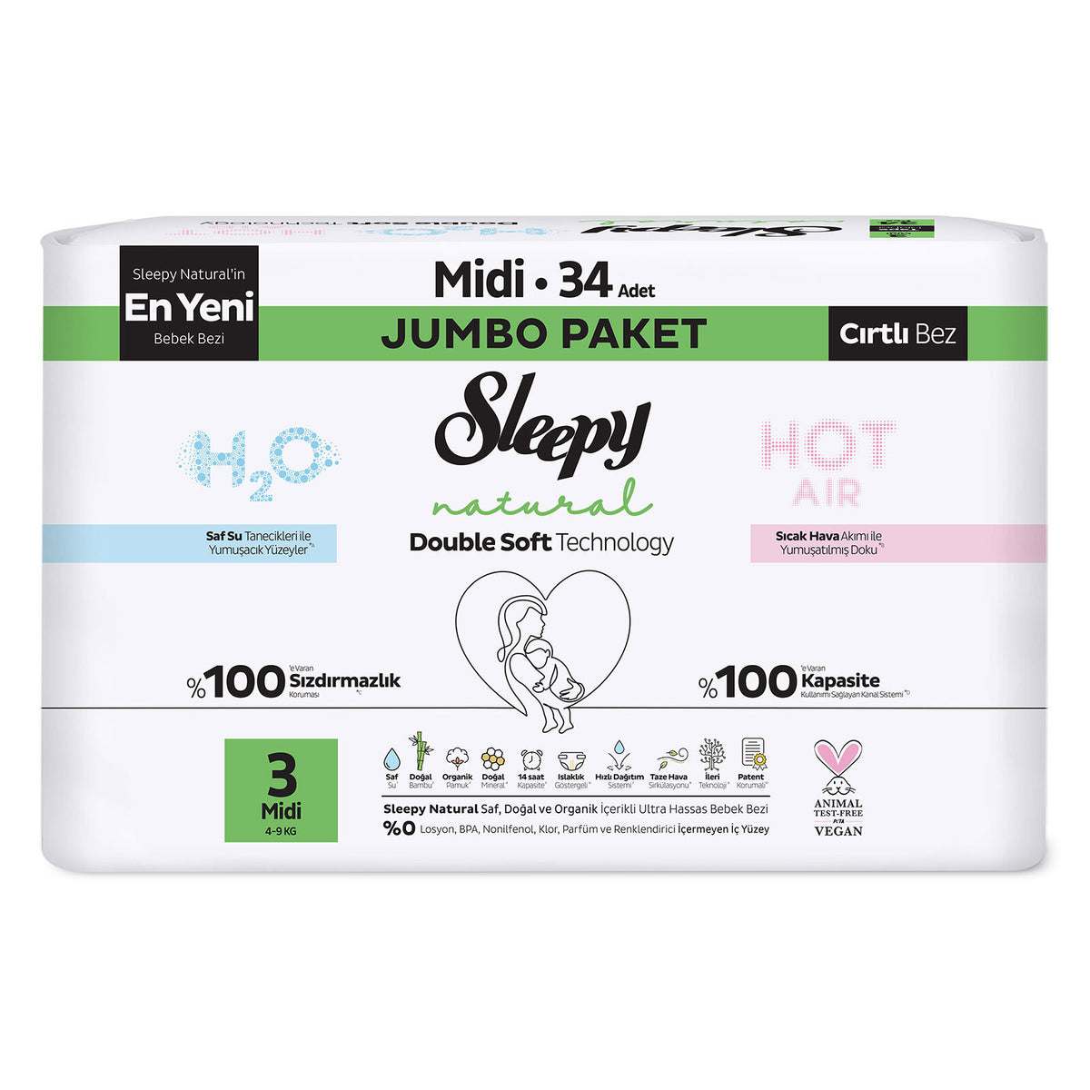 Sleepy Diaper Size 3 34s