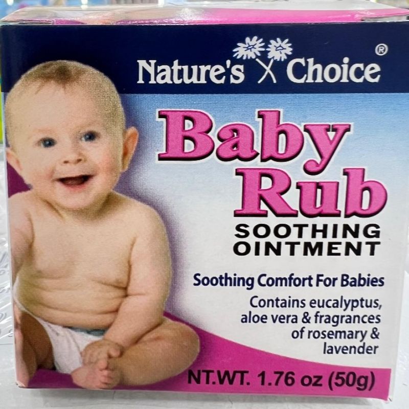 Nature's Choice Baby Rub 50g | Eucalyptus, Rosemary & Lavender