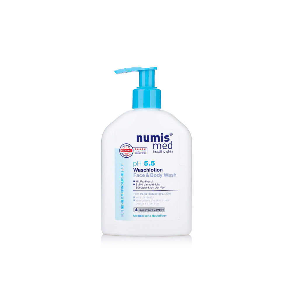Numis Med pH 5.5 Face & Body Wash for Sensitive Skin 200ml