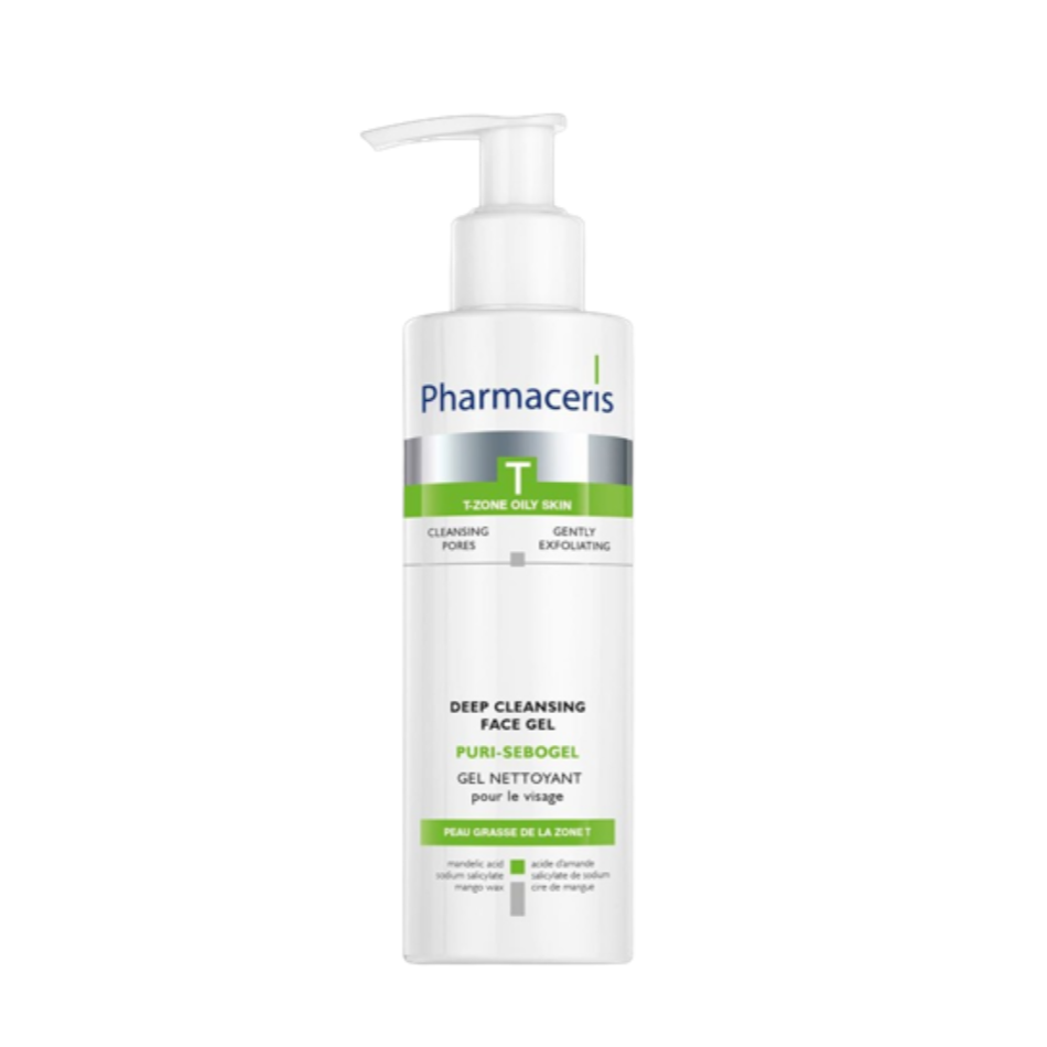 Pharmaceris T Puri-SeboGel Antibacterial Face Gel-Wash 190ml