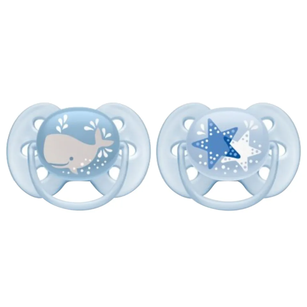 Philips Avent Ultra Air Happy Soother 6-18M, 2 Pieces