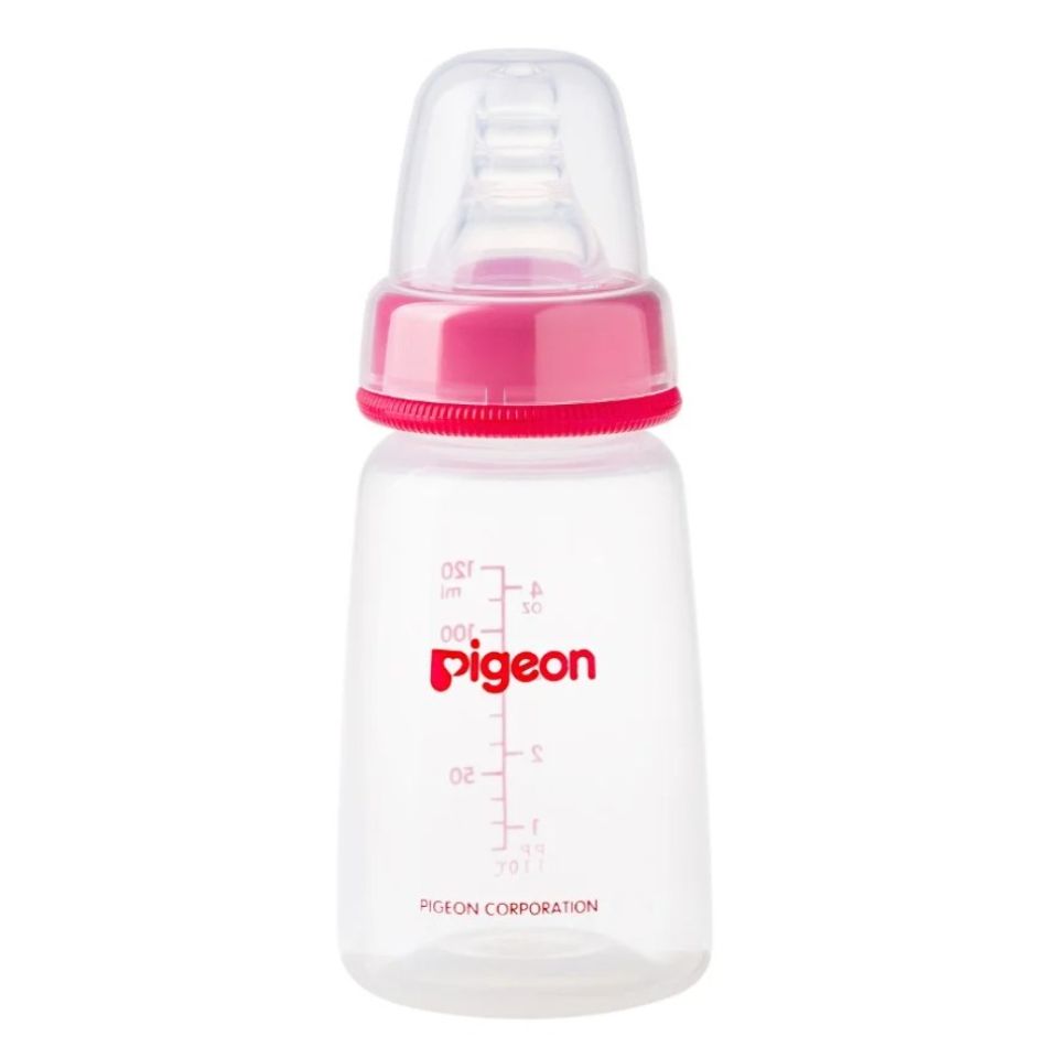 Pigeon Nursing Bottle Plastic 0+ Months, 120Ml