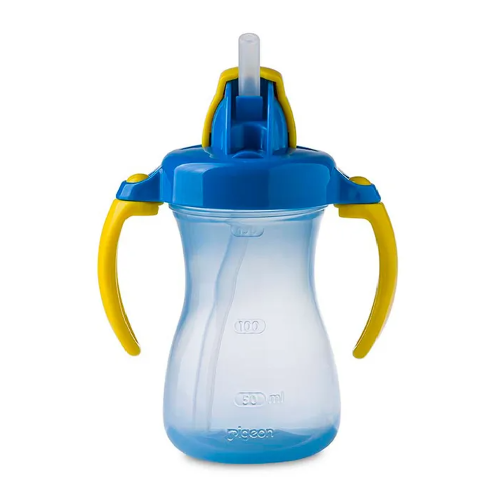 Pigeon Petite Straw Bottle 150 Ml Blue 9+ M