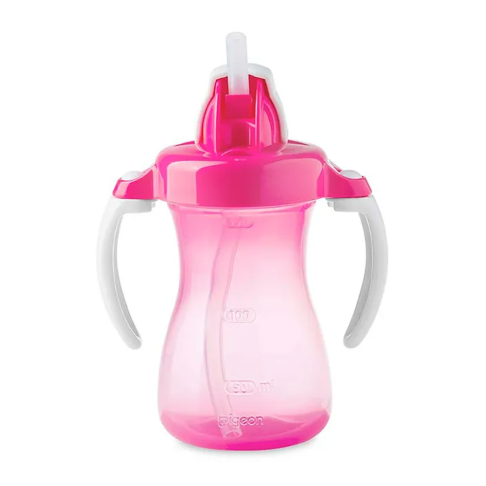 Pigeon Petite Straw Bottle 150 Ml Pink 9+ M