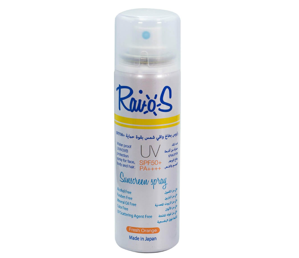 Raios Sunscreen Spray Fresh Orange 70 Ml.