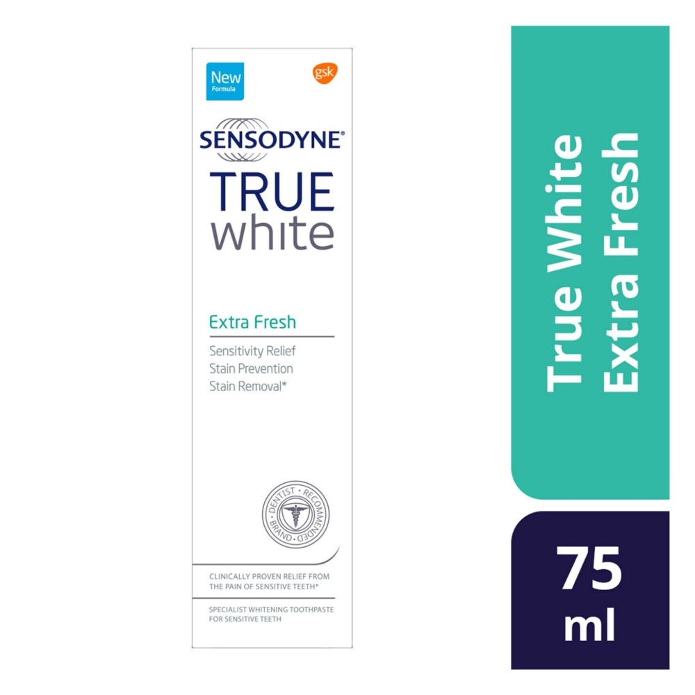 Sensodyne Tooth Paste True White Extra Fresh 75Ml