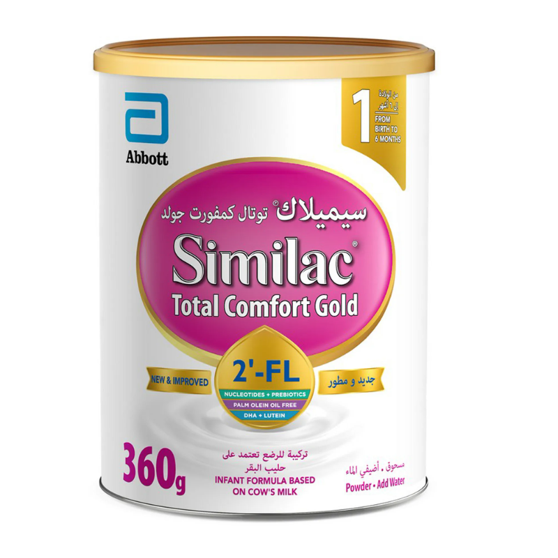 Similac Total Comfort Infant Formula, Stage 1, 0-6 Months, 360G