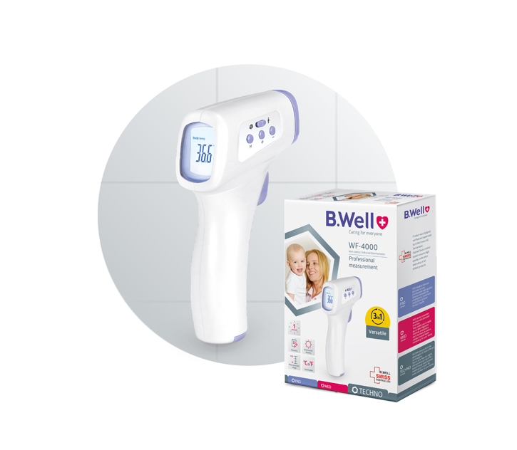 Bwell Non-Contact Infrared Thermometer Wf-4000