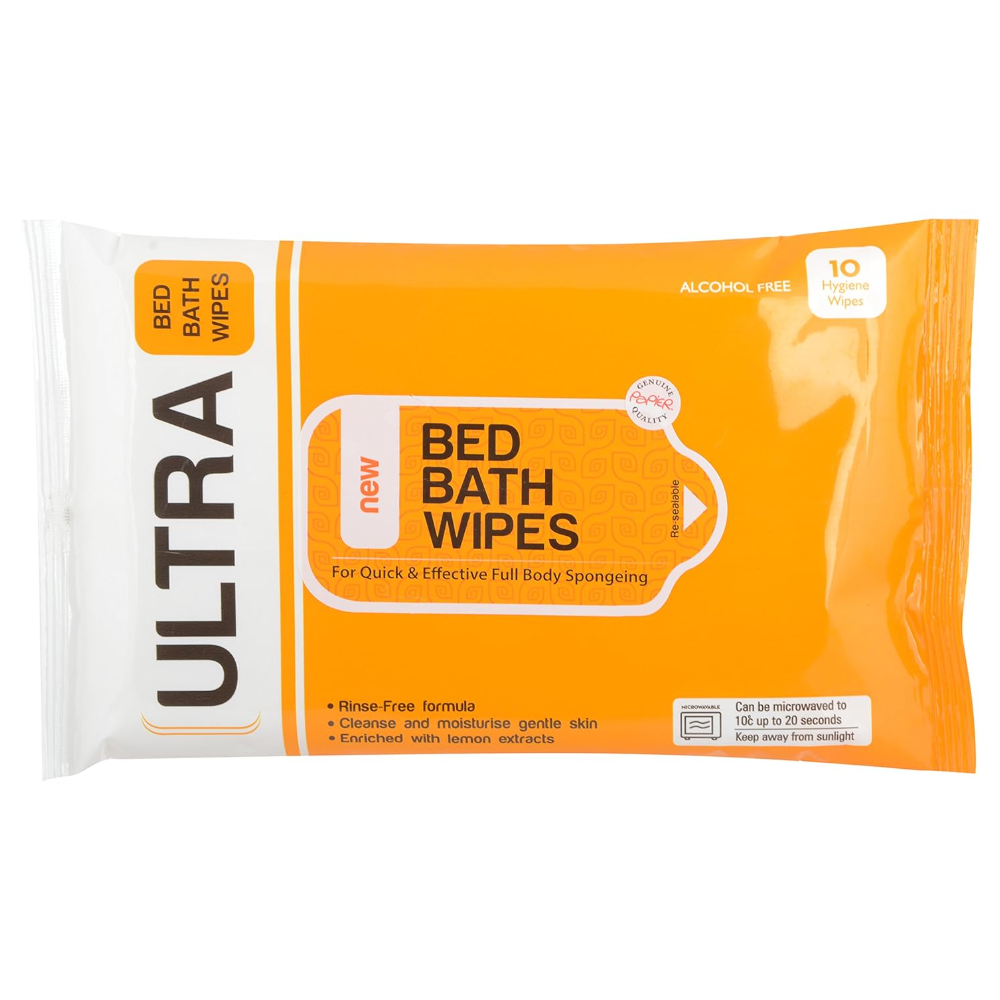Ultra Bed Wipes 10 Pieces