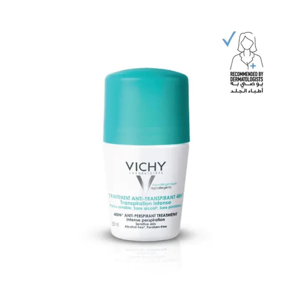 Vichy 48H Anti-Perspirant Deodorant Intensive Treatment Roll-On 50ml – Sensitive Skin