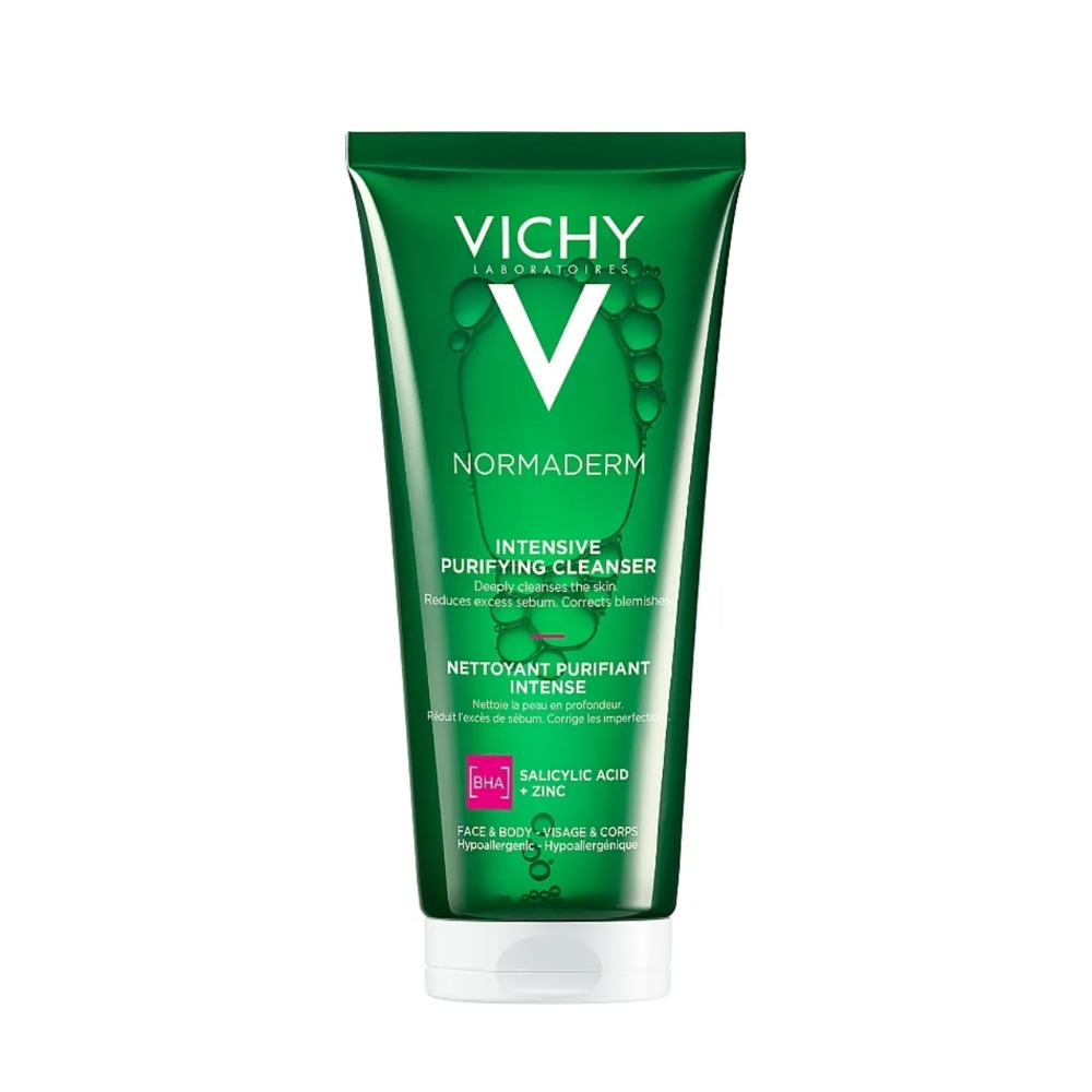 Vichy Normaderm Phytosolution Face Cleanser Gel 200ml – For Oily & Acne-Prone Skin with Salicylic Acid