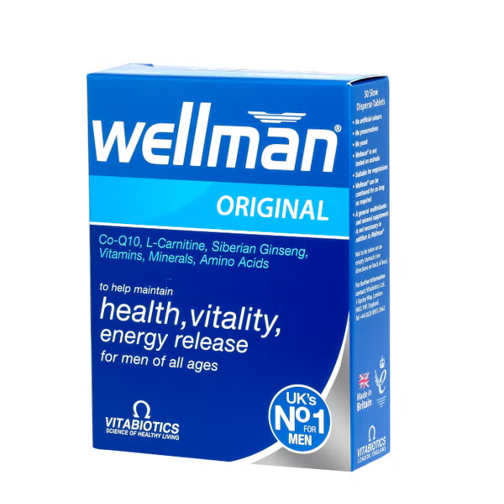 Vitabiotics Wellman Original Men’s Multivitamin – 30 Tablets