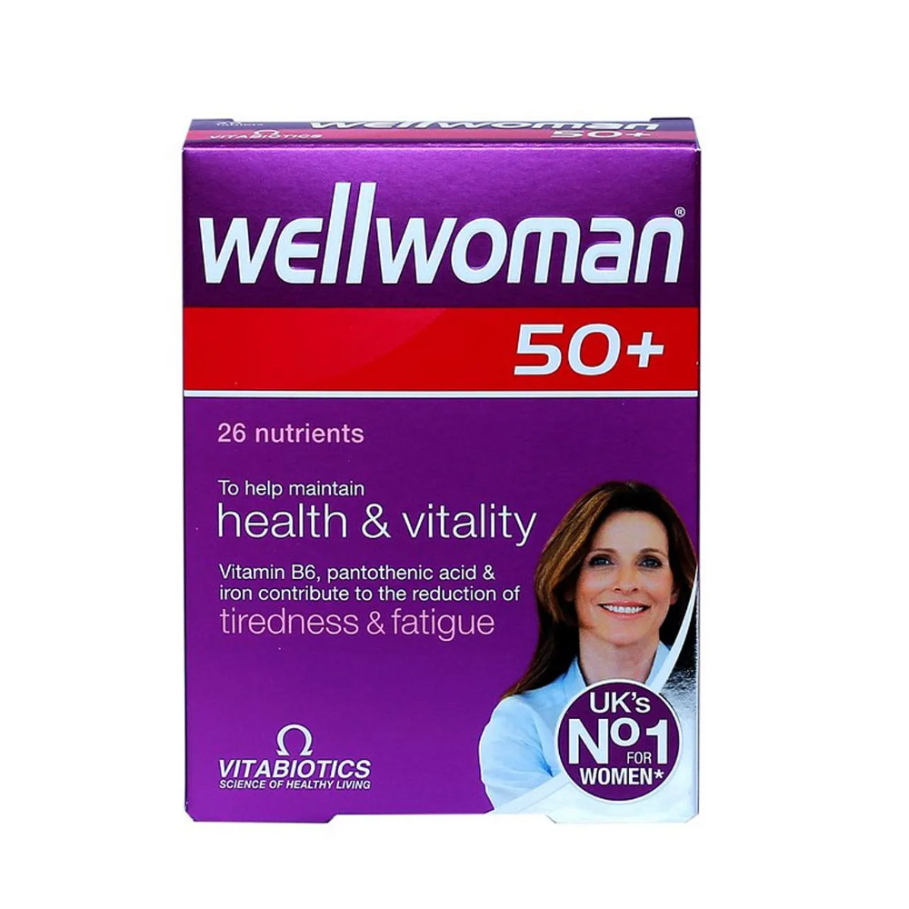 Wellwoman Health & Vitality Anti-Fatigue Supplement (50+ Years), 30 Tablets