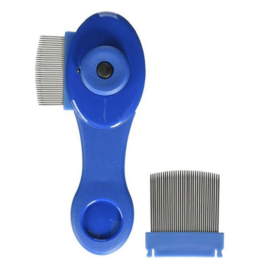 Fine-tooth lice comb for checking and wet-combing children's hair for head lice
