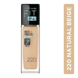 Maybelline Fit Me Matte + Poreless Liquid Foundation 220 Natural Beige 30ml
