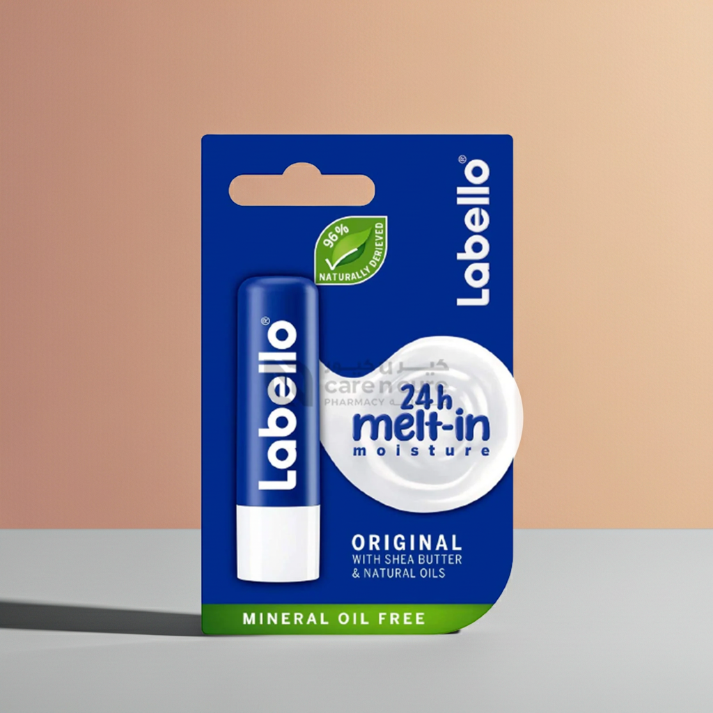 Labello Lip Balm Original with Shea Butter, 4.8g