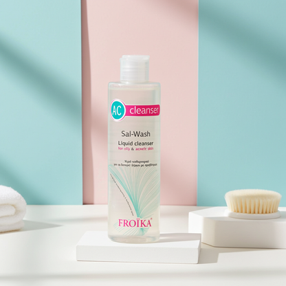 Froika AC Sal Wash 2% Salicylic Acid Liquid Cleanser for Oily & Acne-Prone Skin, 200ml