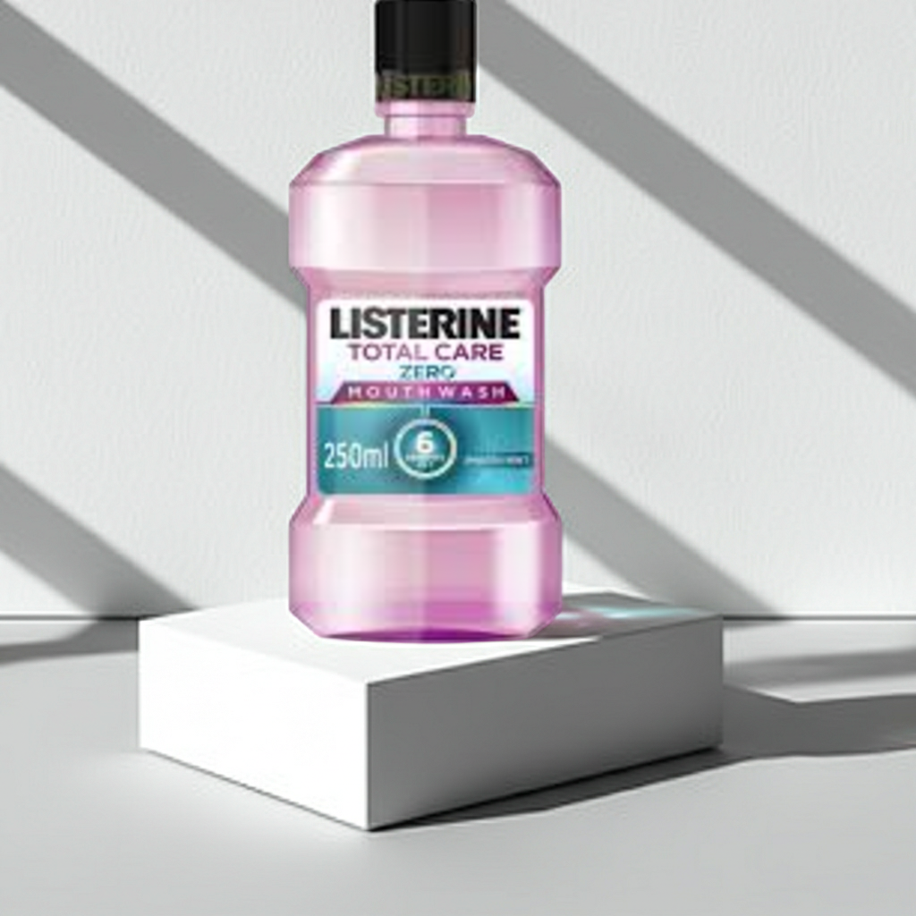 Listerine Zero Alcohol Total Care Mouthwash for Complete Oral Protection, 250ml