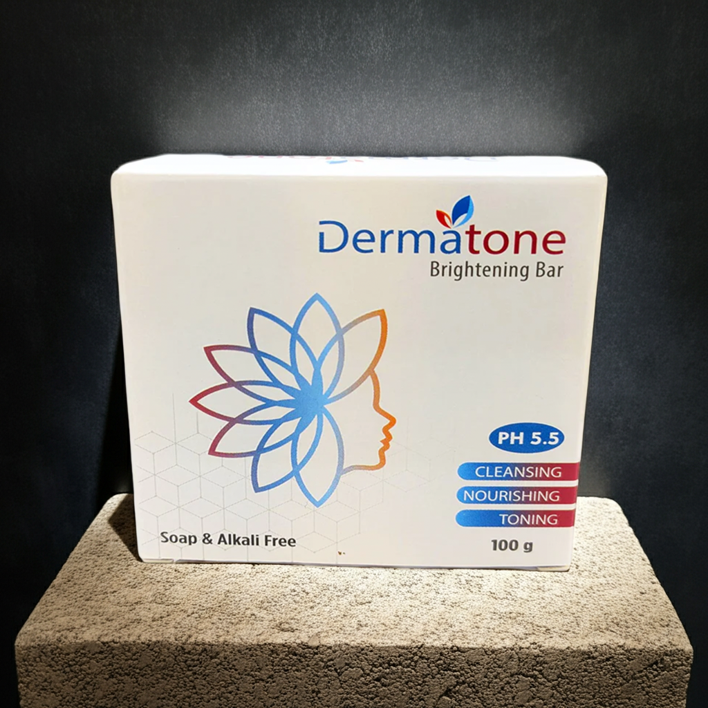 Dermatone Brightening Bar 100g – Skin Brightening & Cleansing Soap Bar