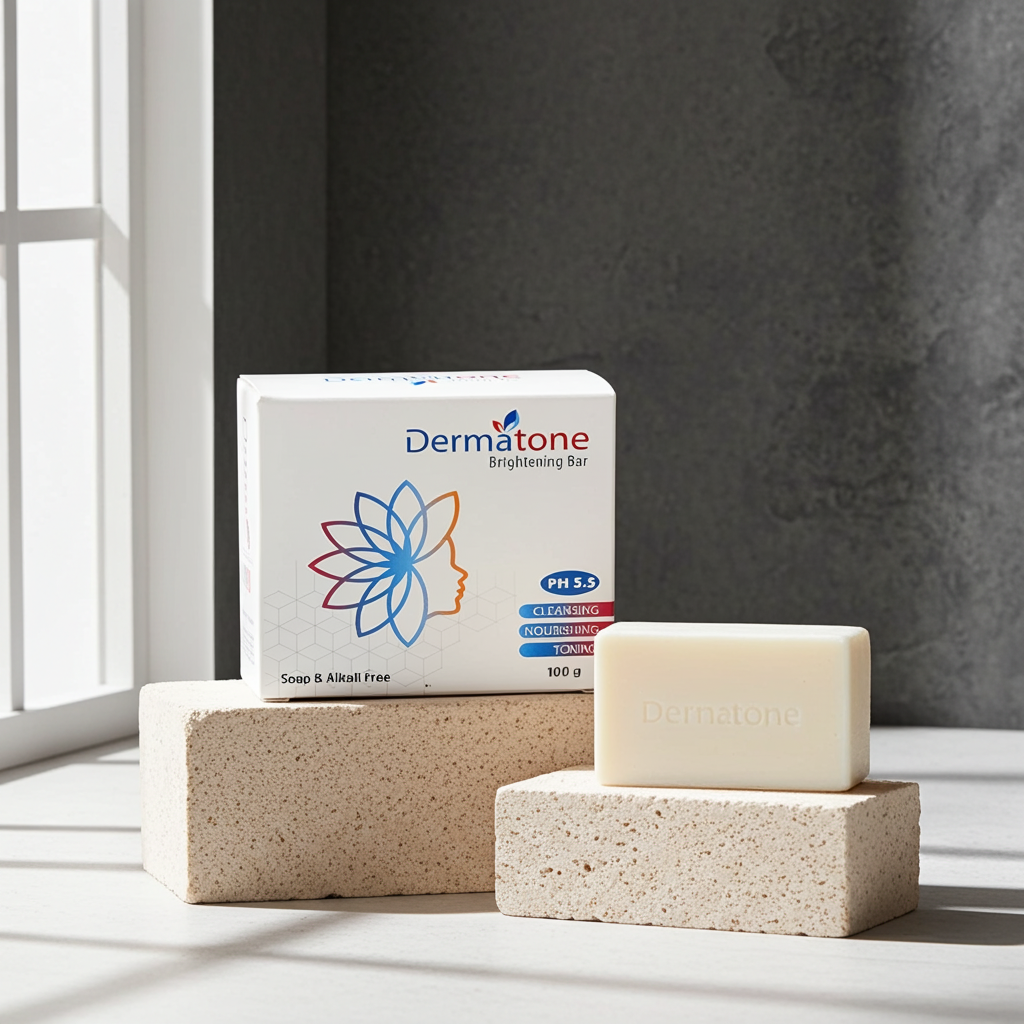 Dermatone Brightening Bar 100g – Skin Brightening & Cleansing Soap Bar