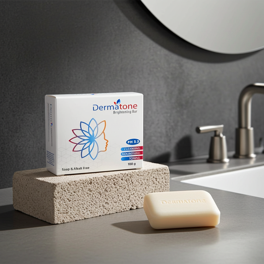 Dermatone Brightening Bar 100g – Skin Brightening & Cleansing Soap Bar