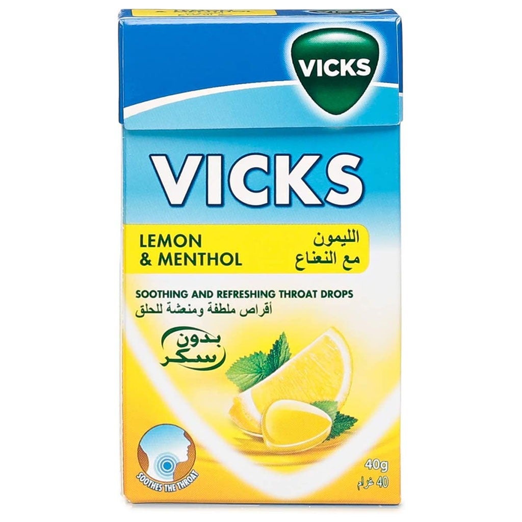 Vicks Drops Lemon Menthol