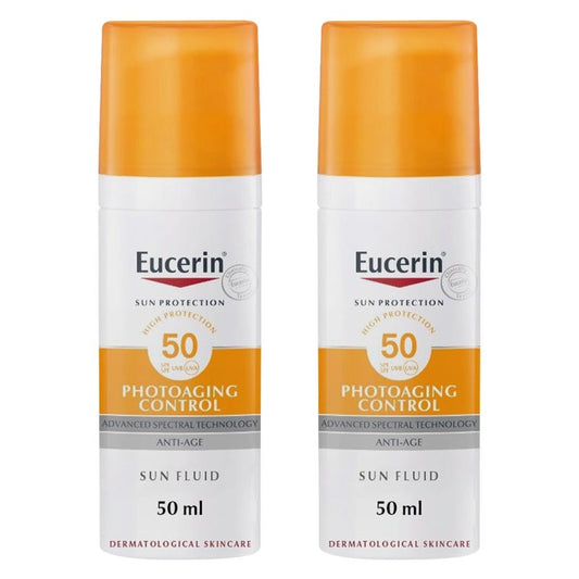 Eucerin Photoaging Control Sun Fluid SPF50+ 50ml (1+1 Offer Pack)