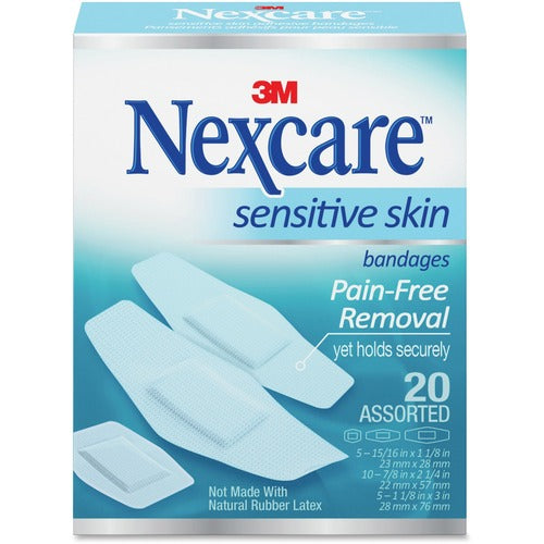 Nexcare Sensitive Skin Bandages 20s