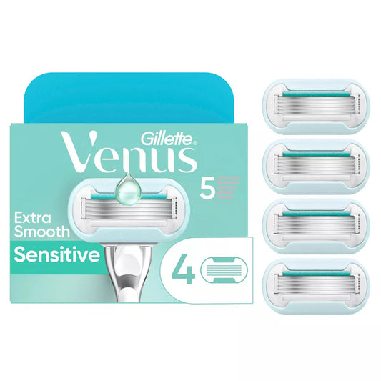 Gillette Venus Extra Smooth Sensitive Razor Cartridges 4s