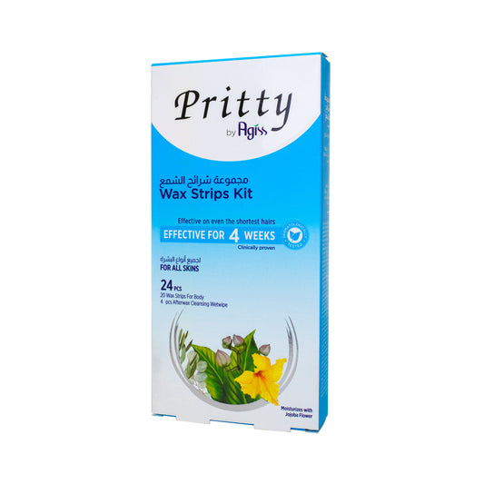 Pritty Body Wax Strips All Skin Types 24s