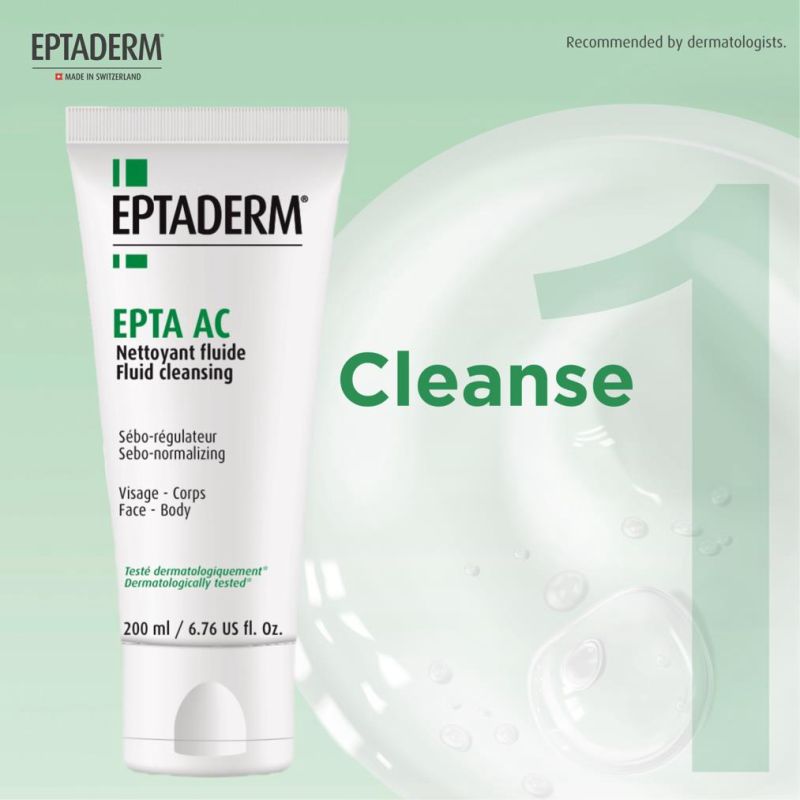 Eptaderm Epta AC Fluid Cleansing 200ml