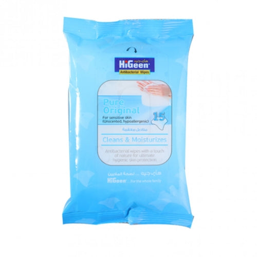 Higeen Antibacterial Wipes Pure Original 15s