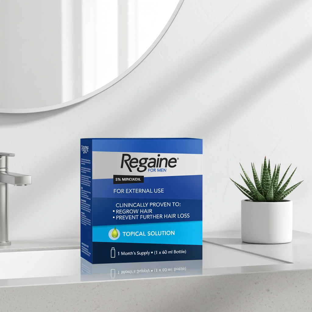 Regaine Topical Solution 5% Minoxidil For Men, 60ml