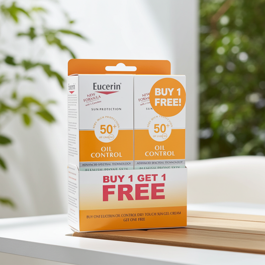 Eucerin Sun Oil Control Dry Touch SPF50 Face Fluid Offer Pack