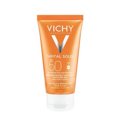 Vichy Capital Soleil Dry Touch Anti-Shine Sunscreen SPF50 50ml – Oily & Combination Skin