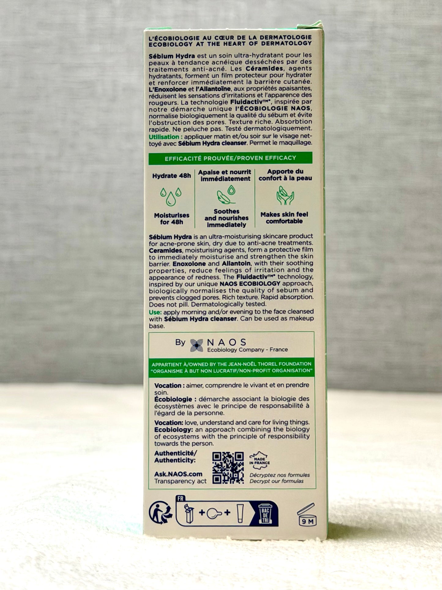 Bioderma Sebium Hydra Moisturising Cream for Acne & Blemish-Prone Skin, 40ml