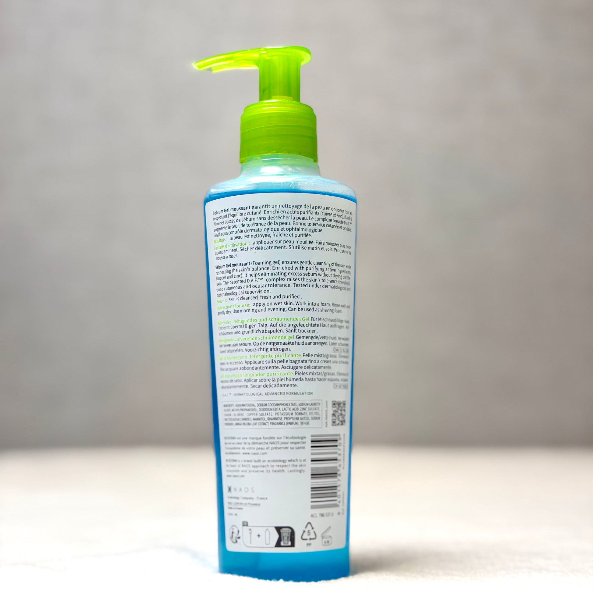 Bioderma Sebium Foaming Gel For Acne & Blemishes, 200ml