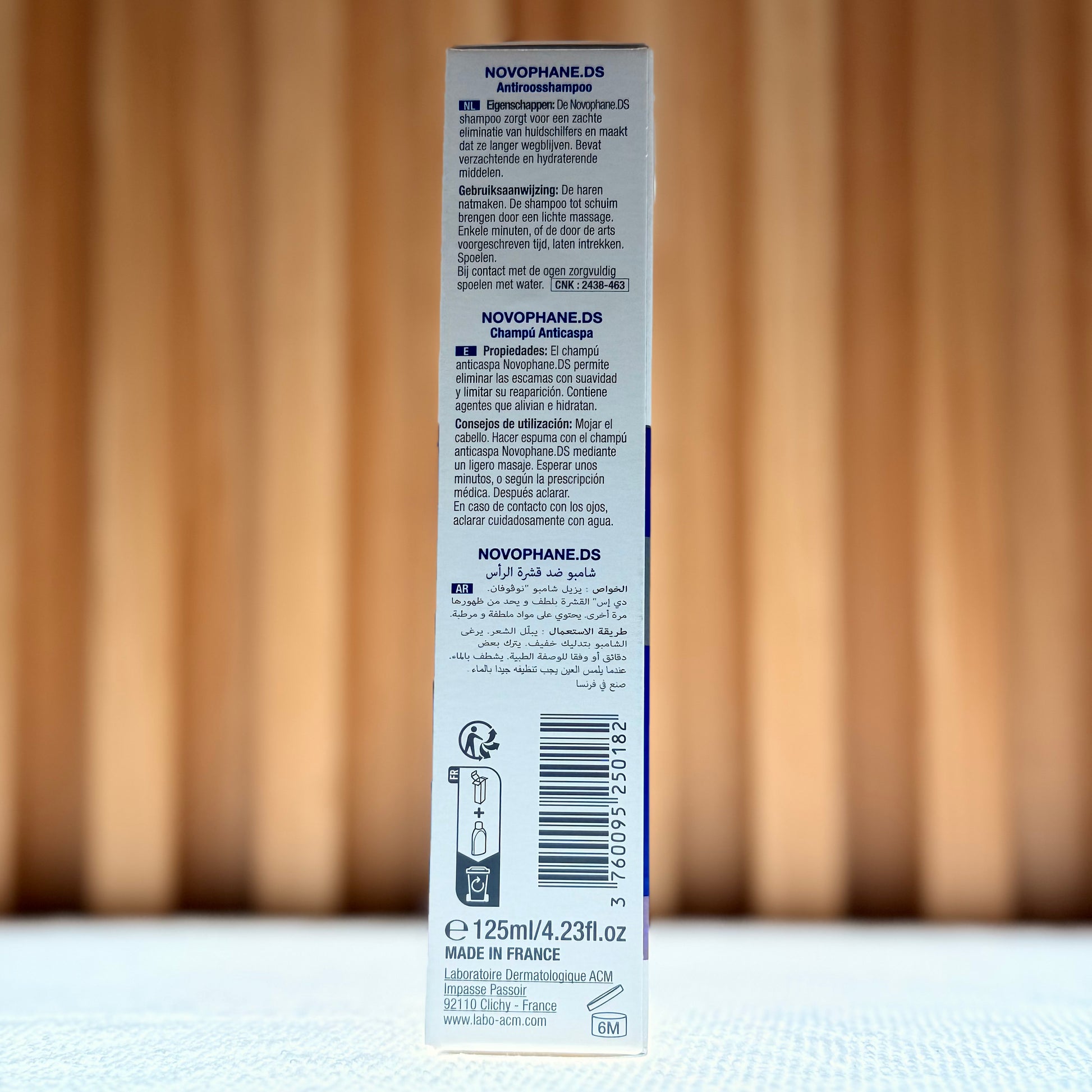 ACM Novophane DS Anti-Dandruff Shampoo, 125ml