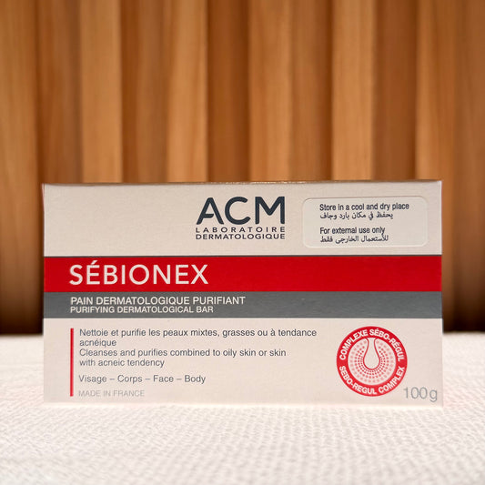 ACM Sebion0 Purifying Dermatological Face & Body Bar, 100g