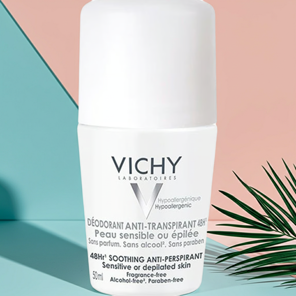 Vichy 48H Anti-Perspirant Deodorant Soothing Roll-On 50ml – For Sensitive Skin