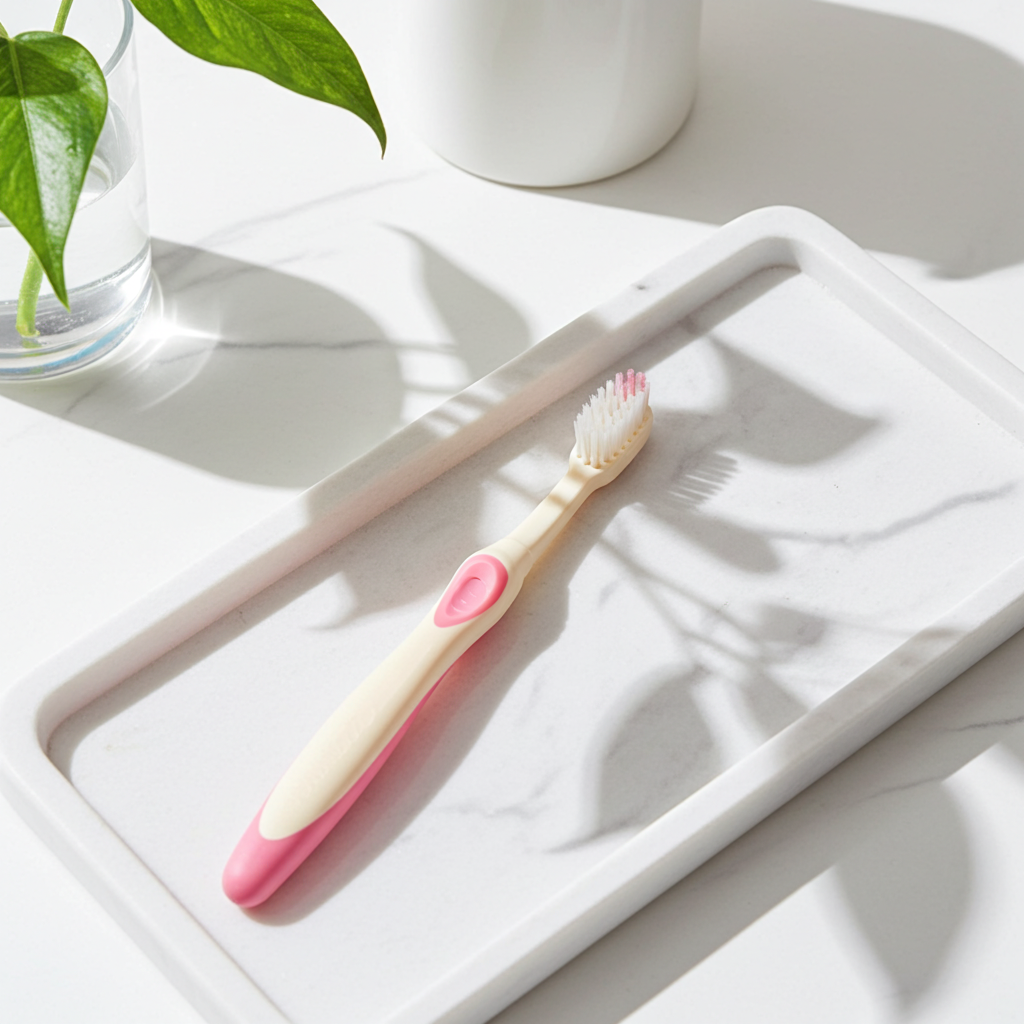 Pigeon Baby Training Toothbrush Lesson 3 - Pink