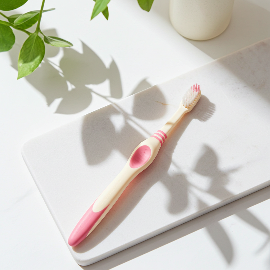Pigeon Baby Training Toothbrush Lesson 3 - Pink